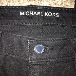 Michael Kors Black Skinny Jeans NWT & rhinestones